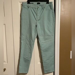 Talbots Light Green Ankle Jeans